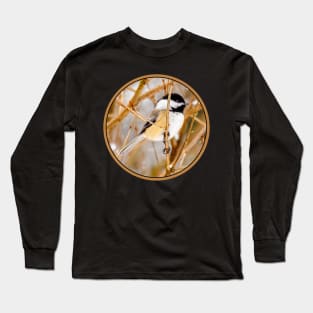 Black-Capped Chickadee Photograph Long Sleeve T-Shirt